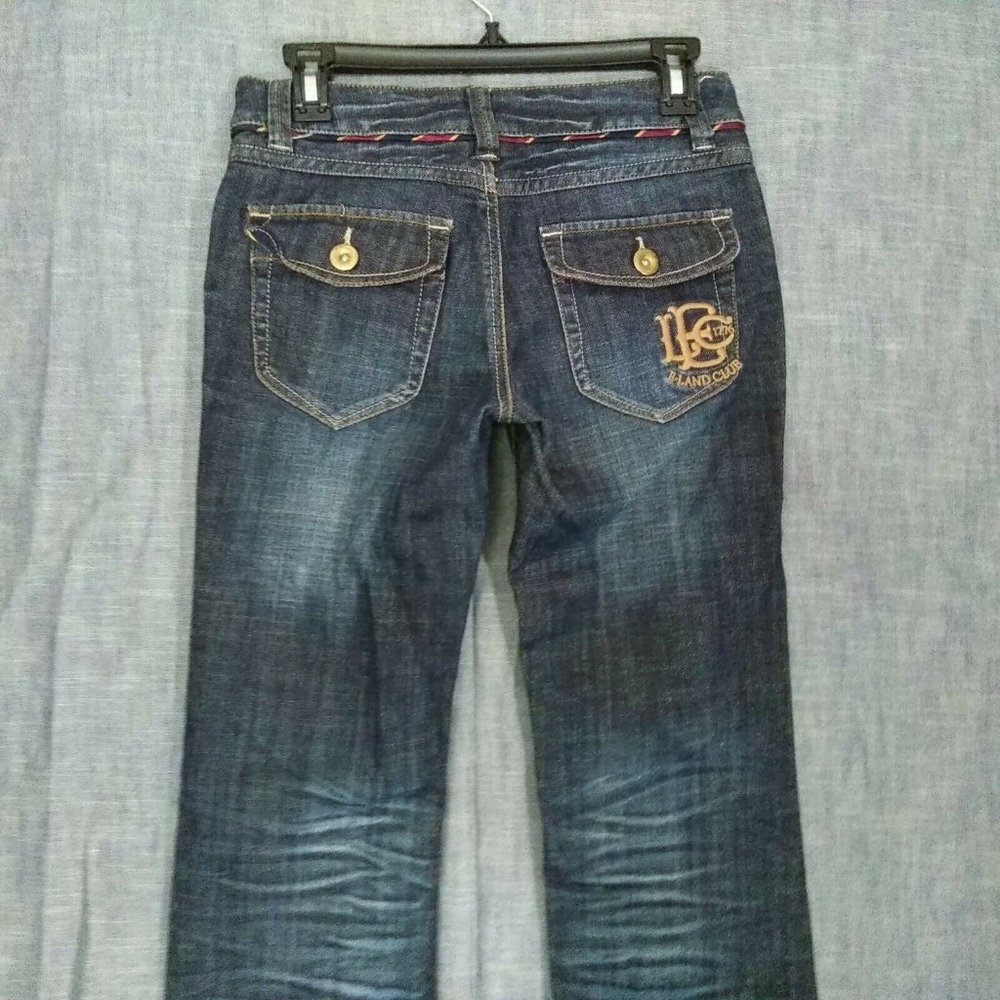 E-LAND Rugby Club Low Rise Slim BootCut Jeans - Picture 5 of 10